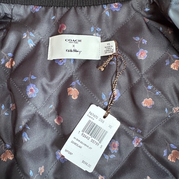 Coach x Keith Haring Embroidered Bomber Jacket - Picture 10 of 11